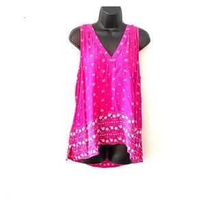 Old Navy Fuschia Sleeveless Top